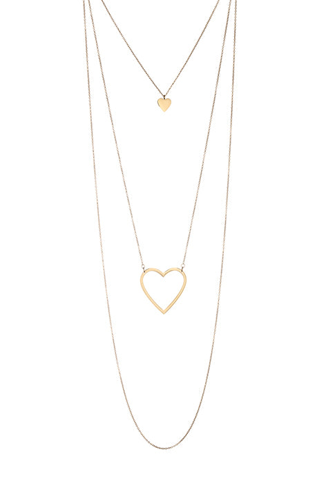 Lauria Heart Gold Necklace - 220397