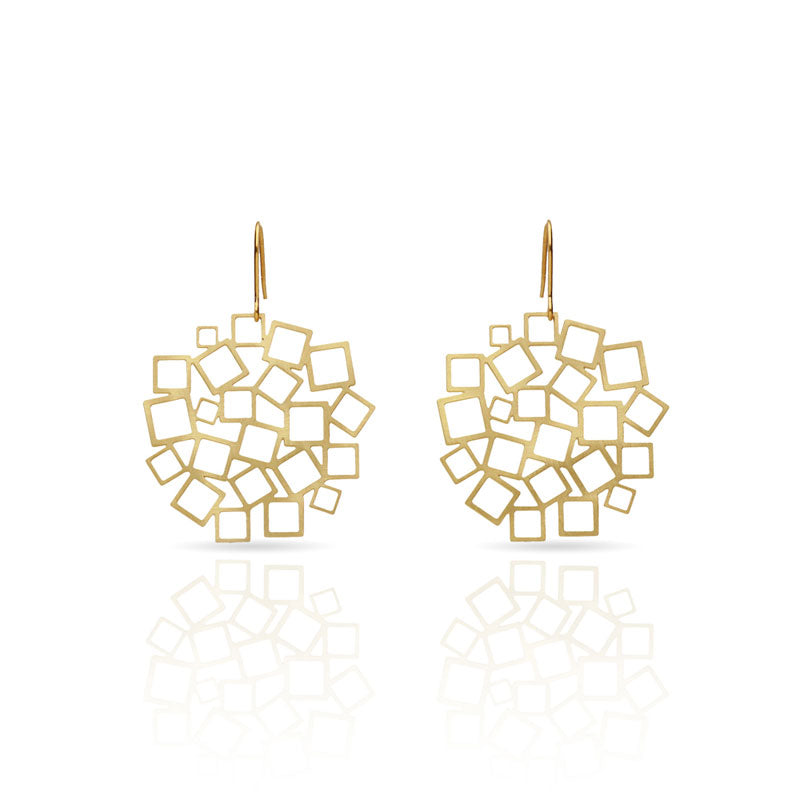 Square Earrings - 3001004