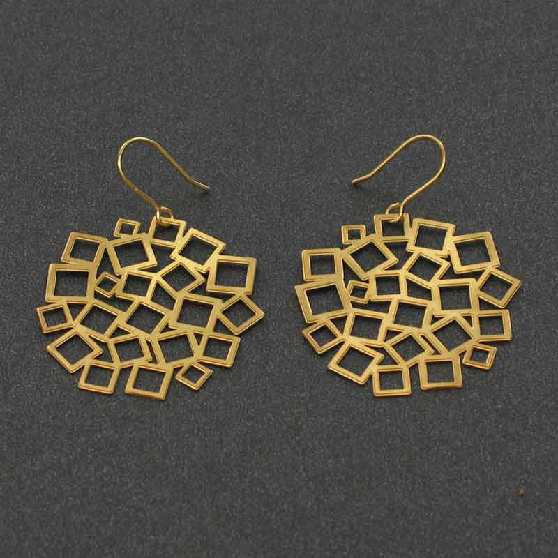 Square Earrings - 3001004