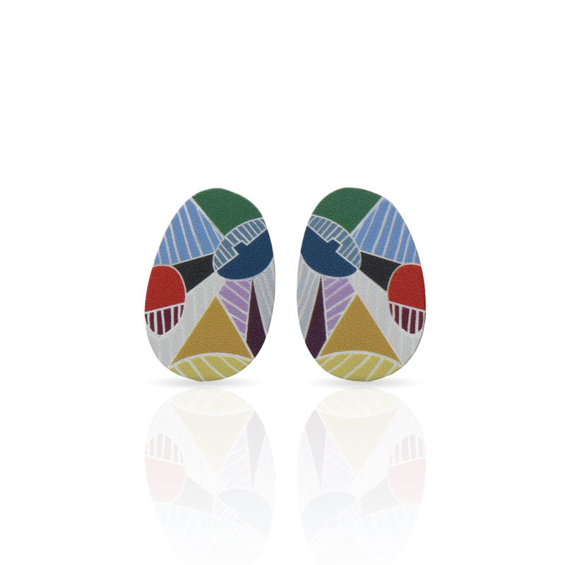 Cubism Stud Earrings - 3035008