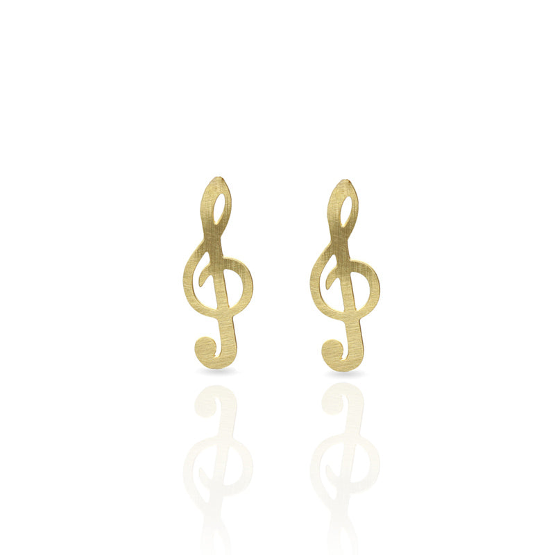 Treble Clef Earrings - 3052013