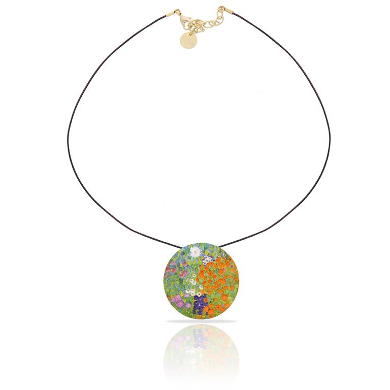 Short Thousand Flowers Pendant Necklace - 3089003