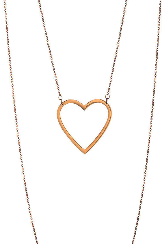 Lauria Heart Gold Necklace - 220397