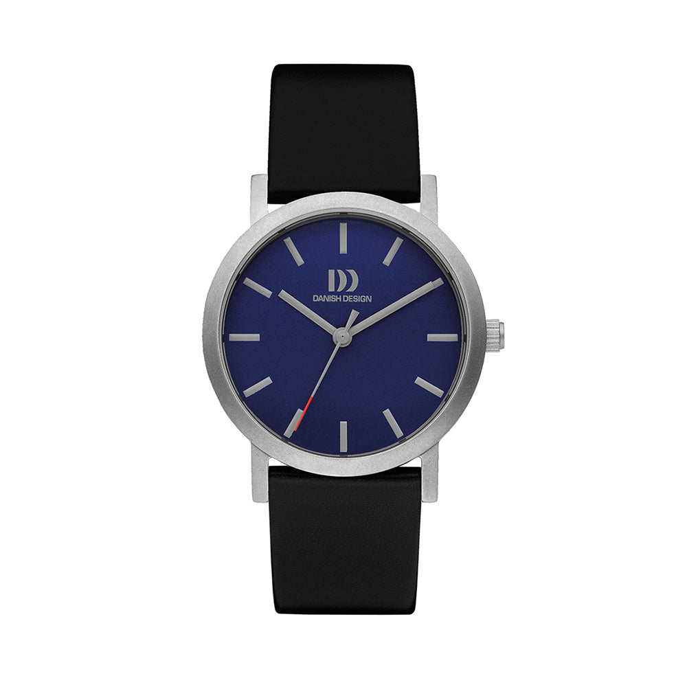 Rhône titanium blue dial blue band small watch - DDIV22Q1108