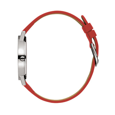 Rhine titanium white & red medium watch - DDIQ19Q199