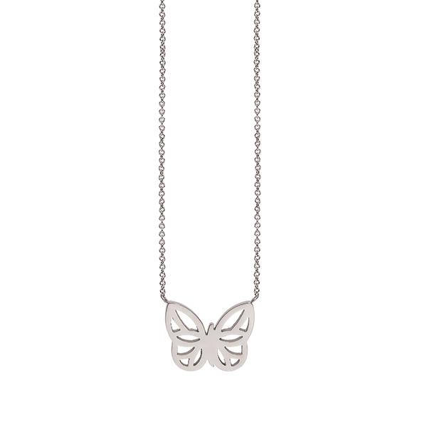 Lariano Butterfly Stainless Steel Necklace - 220331