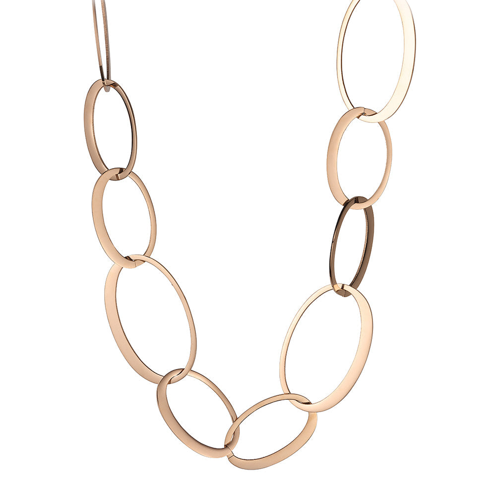 Veglie Rose Gold Necklace - 220357