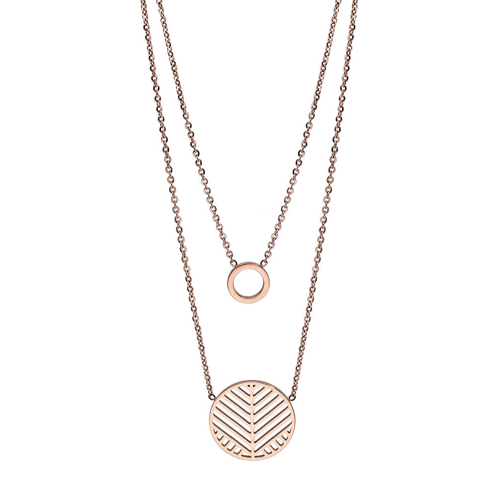 Fioli Rose Gold Necklace - 220585