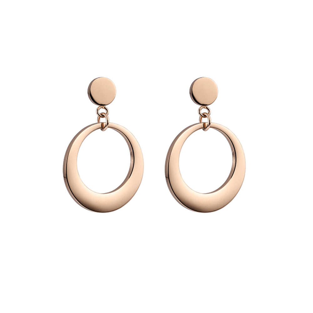 Rossano Rose Gold Earrings - 301624