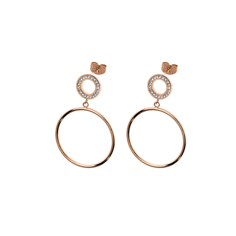 Bitonto Rose Gold Earrings - 301750