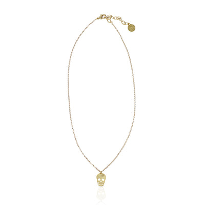 Skull Gold Short Pendant - 3052032