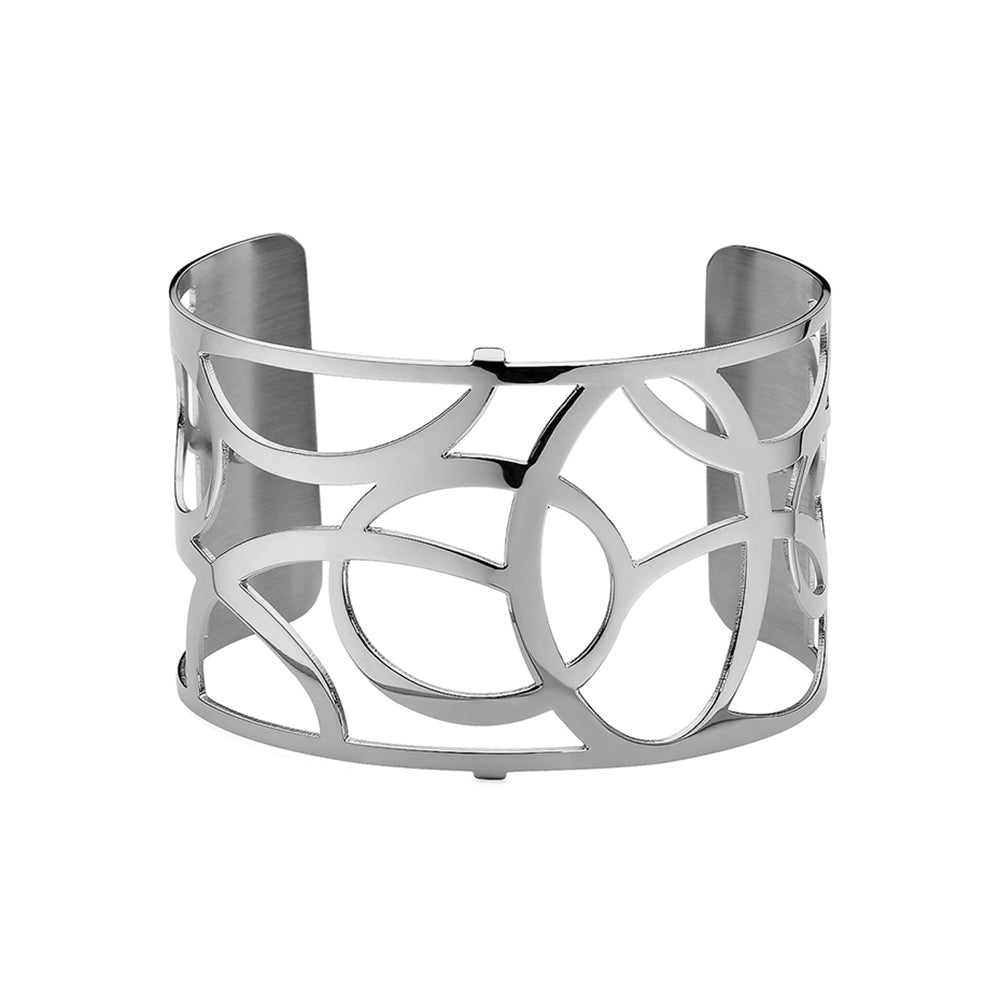 Fluid Wide Stainless Steel Bracelet - 186539