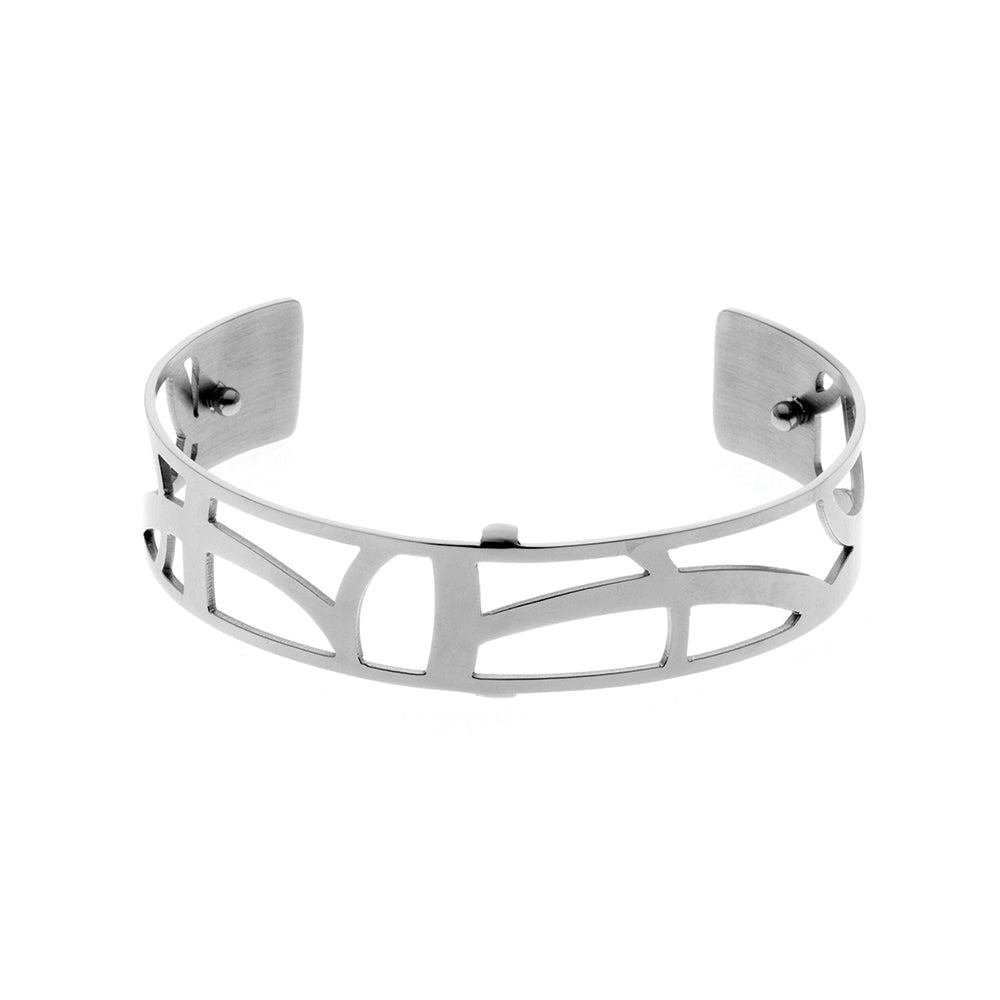 Fluid Narrow Stainless Steel Bracelet - 186536