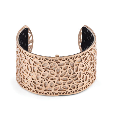 Pebble Wide Rose Gold Bracelet - 186501