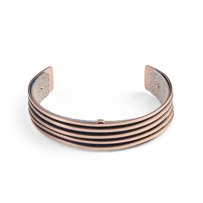 Stripe Narrow Rose Gold Bracelet - 186510