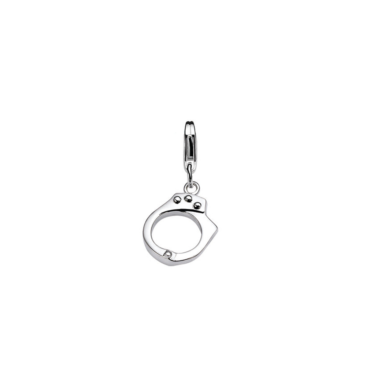 Silver Hand Cuffs Charm - ZCH199