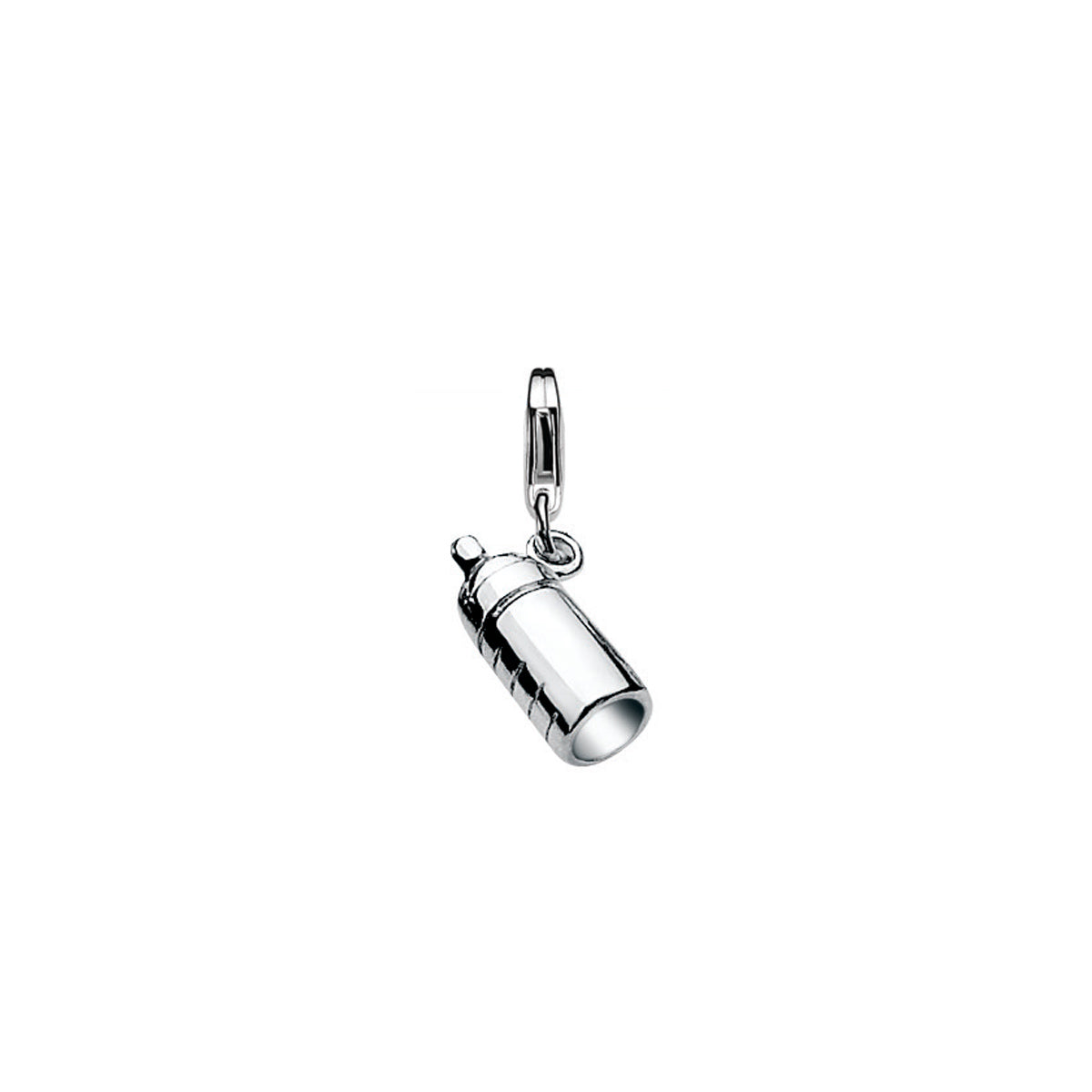 Silver Baby Bottle Charm - ZCH207