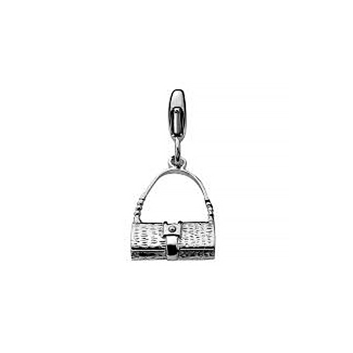 Silver Shoulder Bag Charm - ZCH215