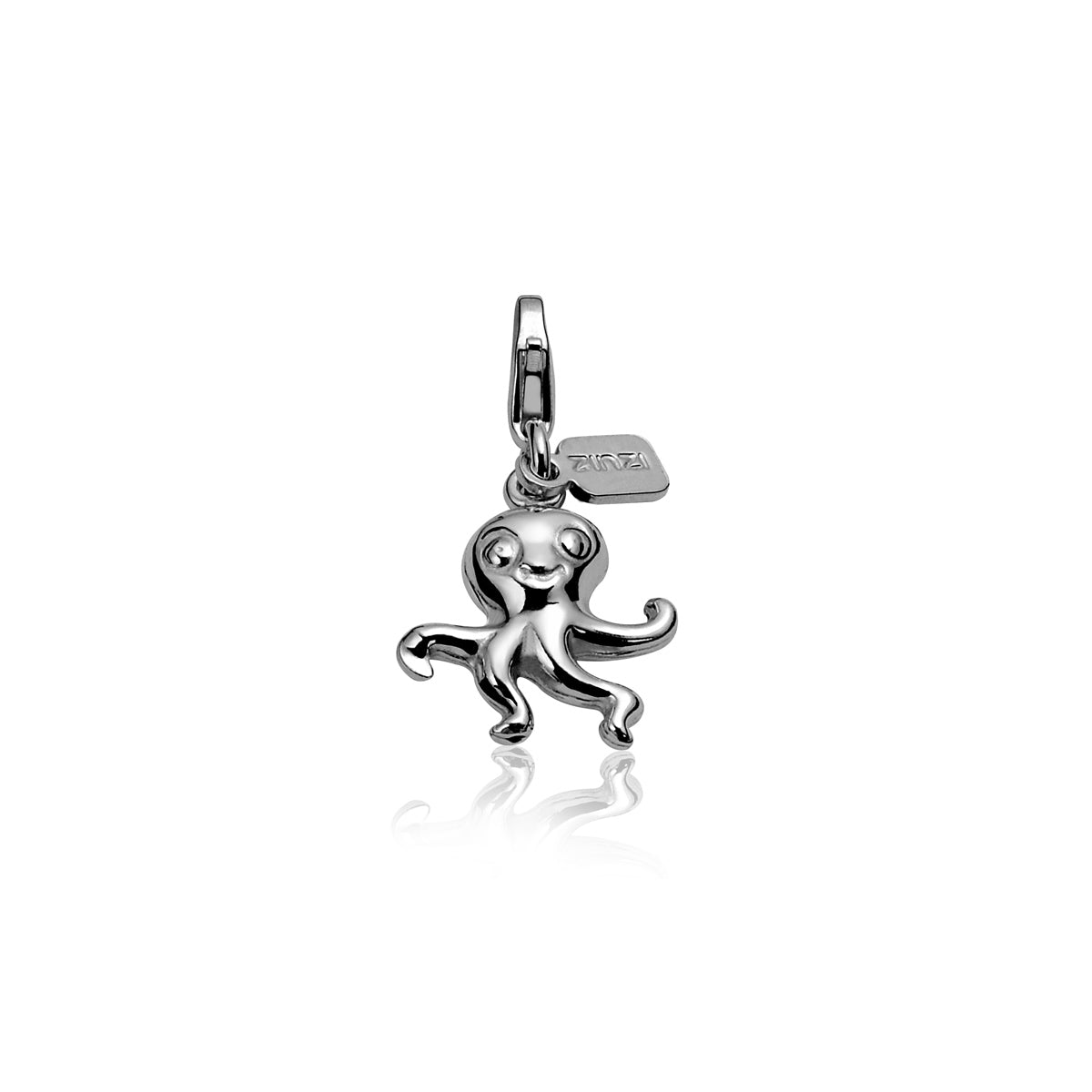 Silver Octopus Charm - ZCH91