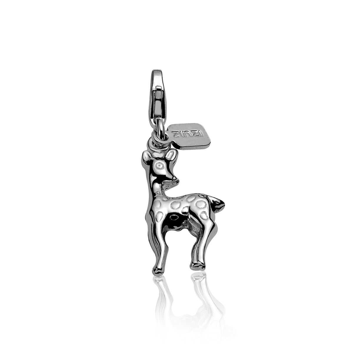 Silver Deer Charm - ZCH93