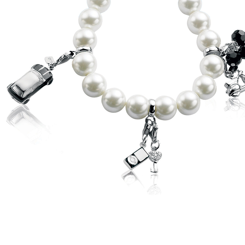 Pearl Bead Bracelet - White - ZCHA13