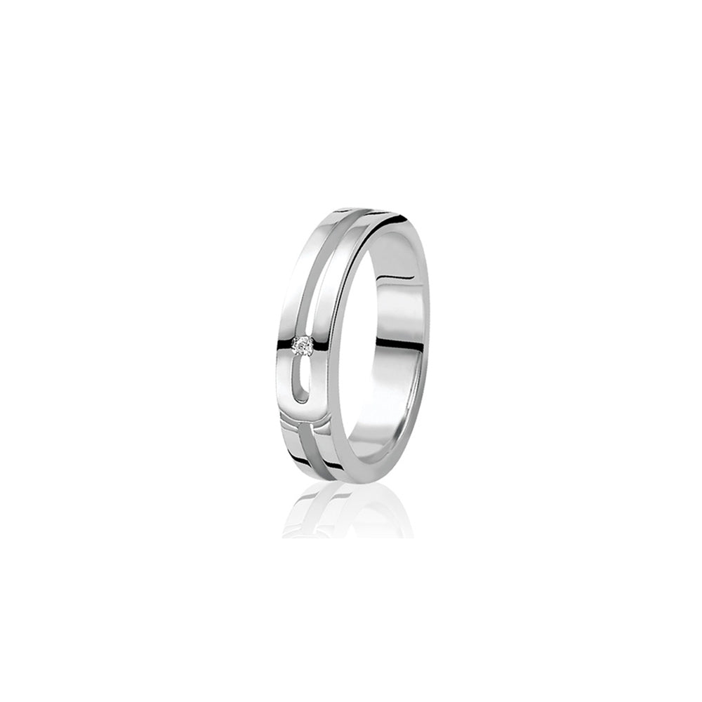 Silver Diamond Drop Ring - ZDR10