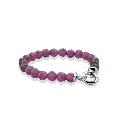 Magenta Bead Bracelet Strand - ZIA401PB