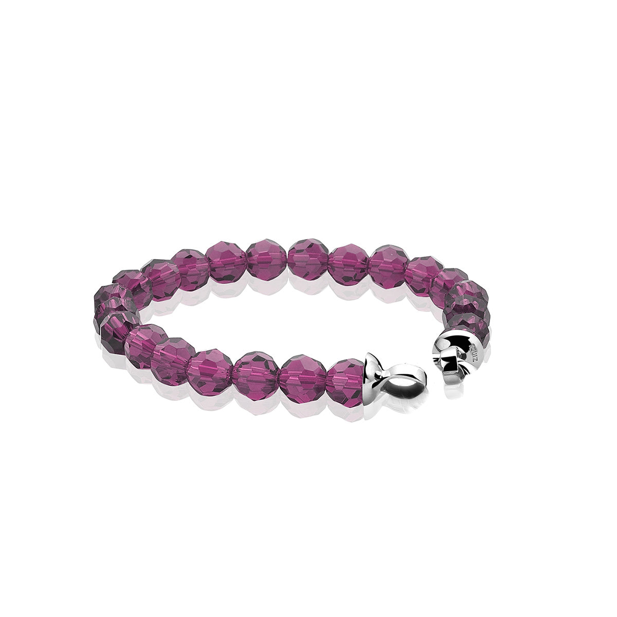 Magenta Bead Bracelet Strand - ZIA401PB