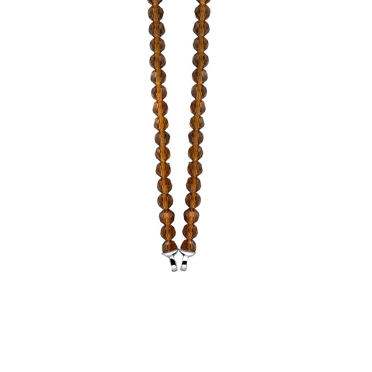 Bead Necklace Strand - Amber - ZIC401BB