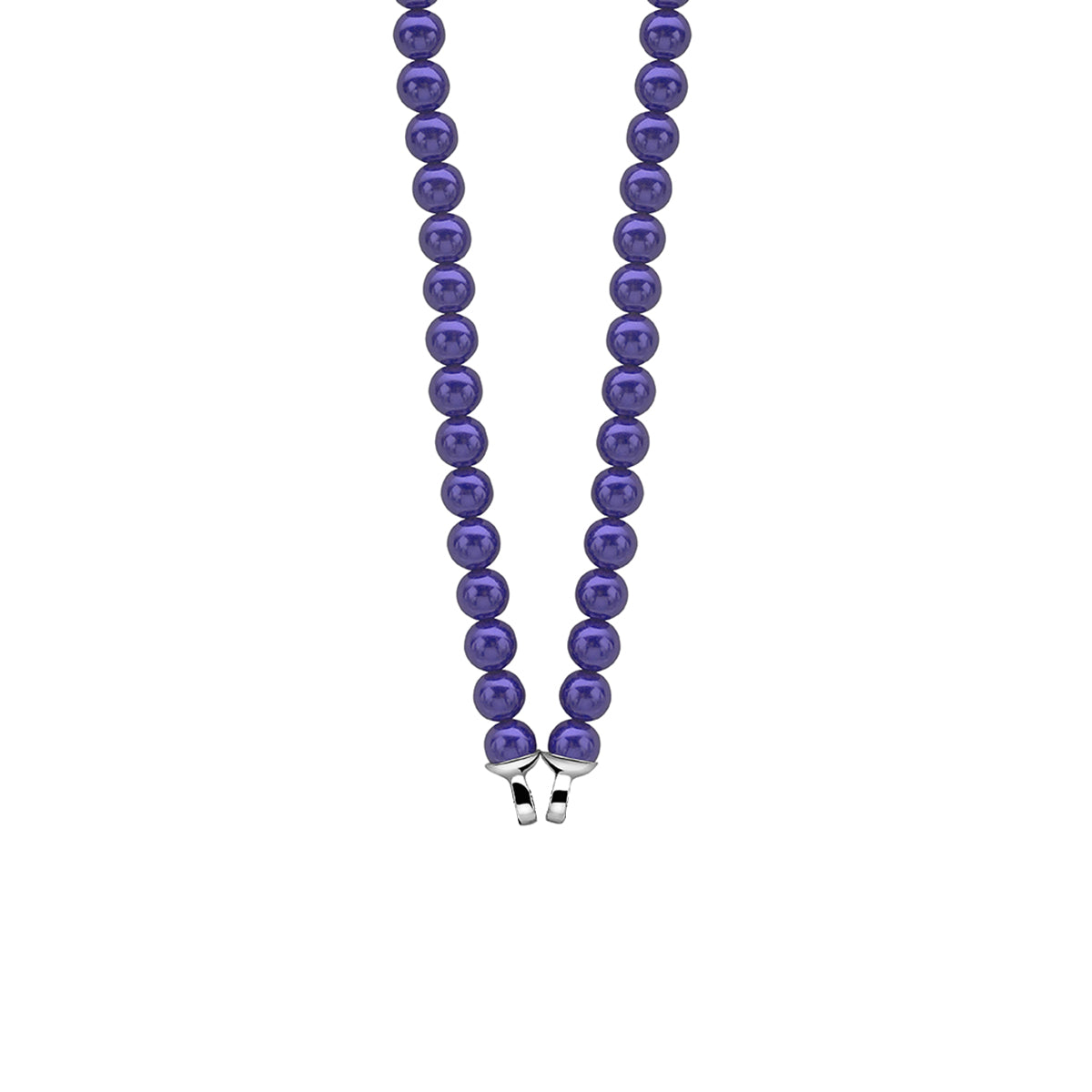 Bead Necklace Strand - Blue Pearl - ZIC401BL