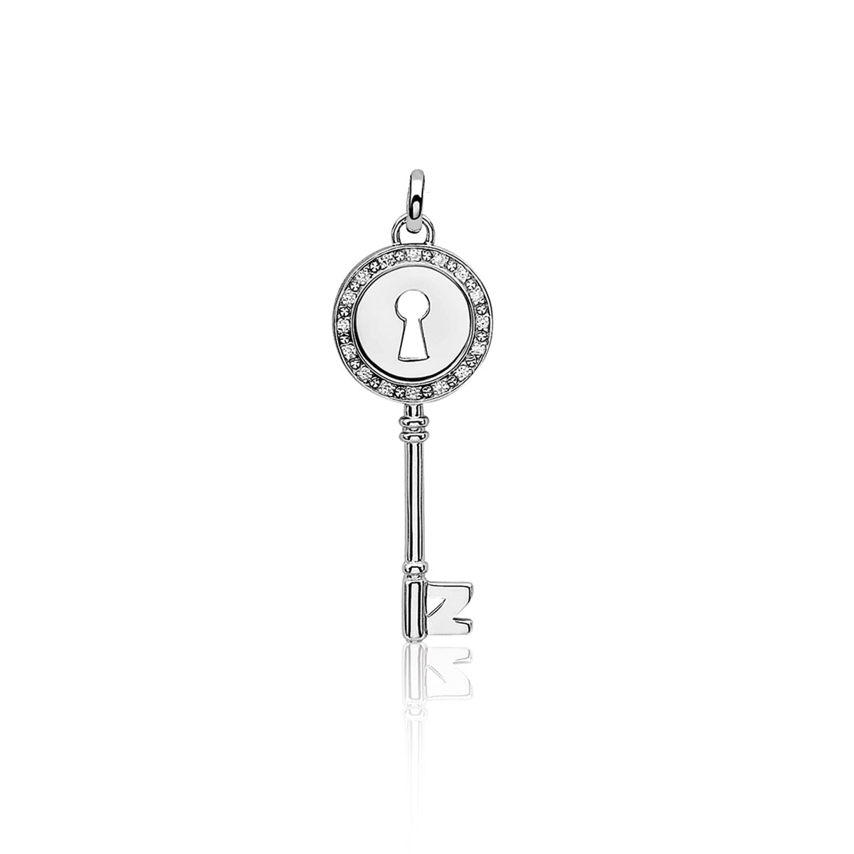 Key Pendant with CZ - ZIH720