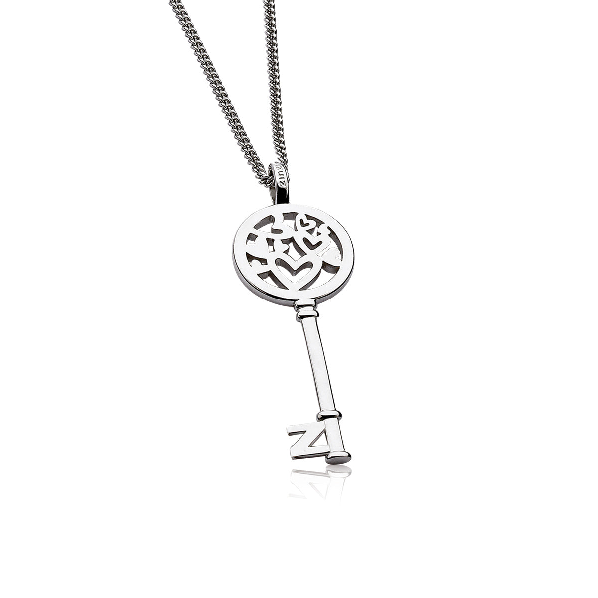 Hearts Key Pendant - ZIH636