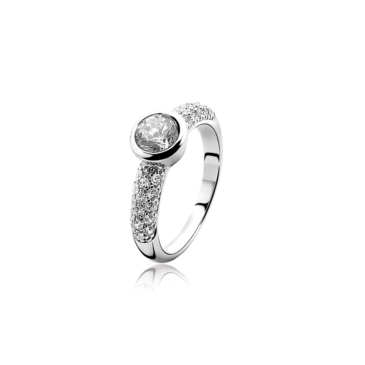 White CZ Ring - ZIR840