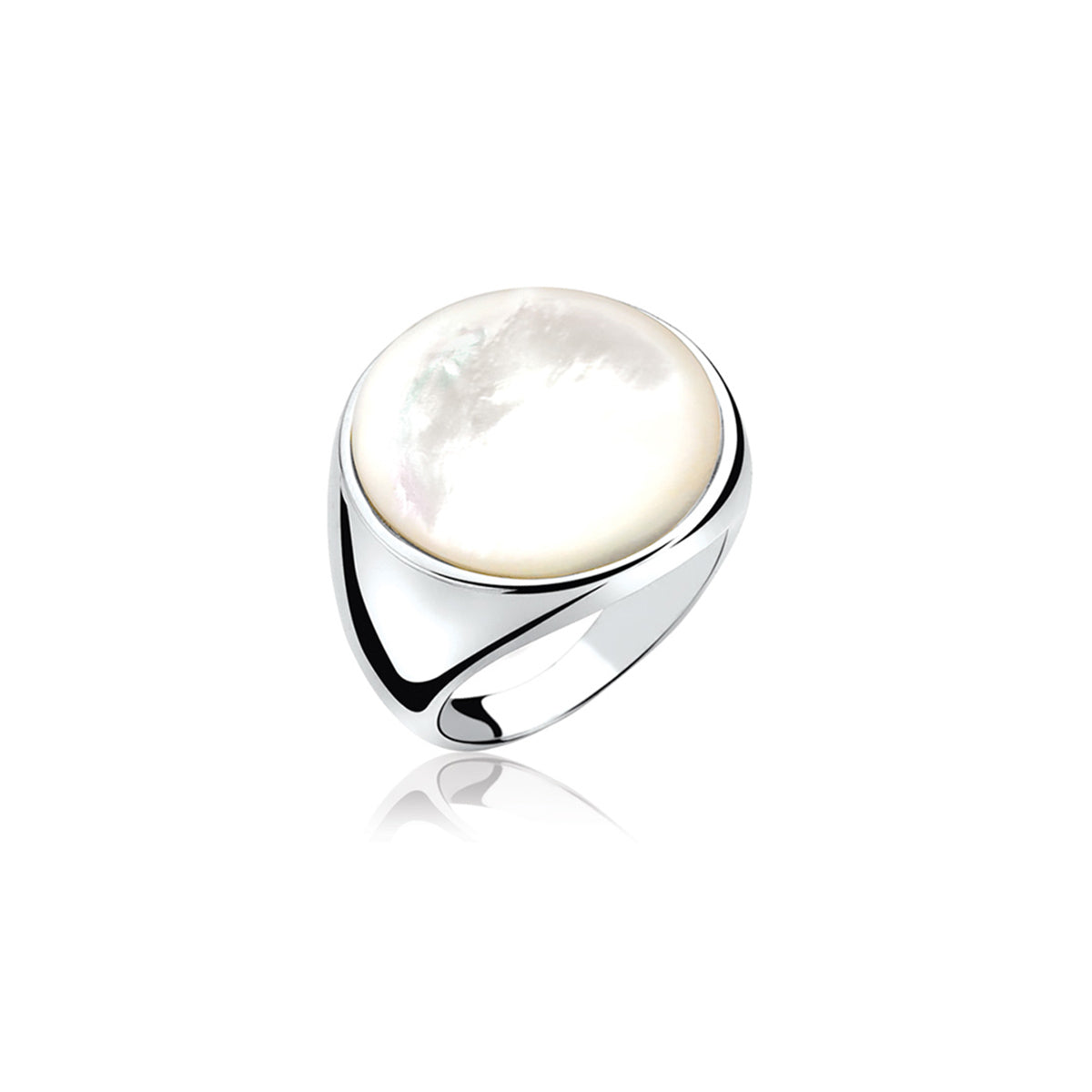 Round Mother of Pearl Ring - ZIR843