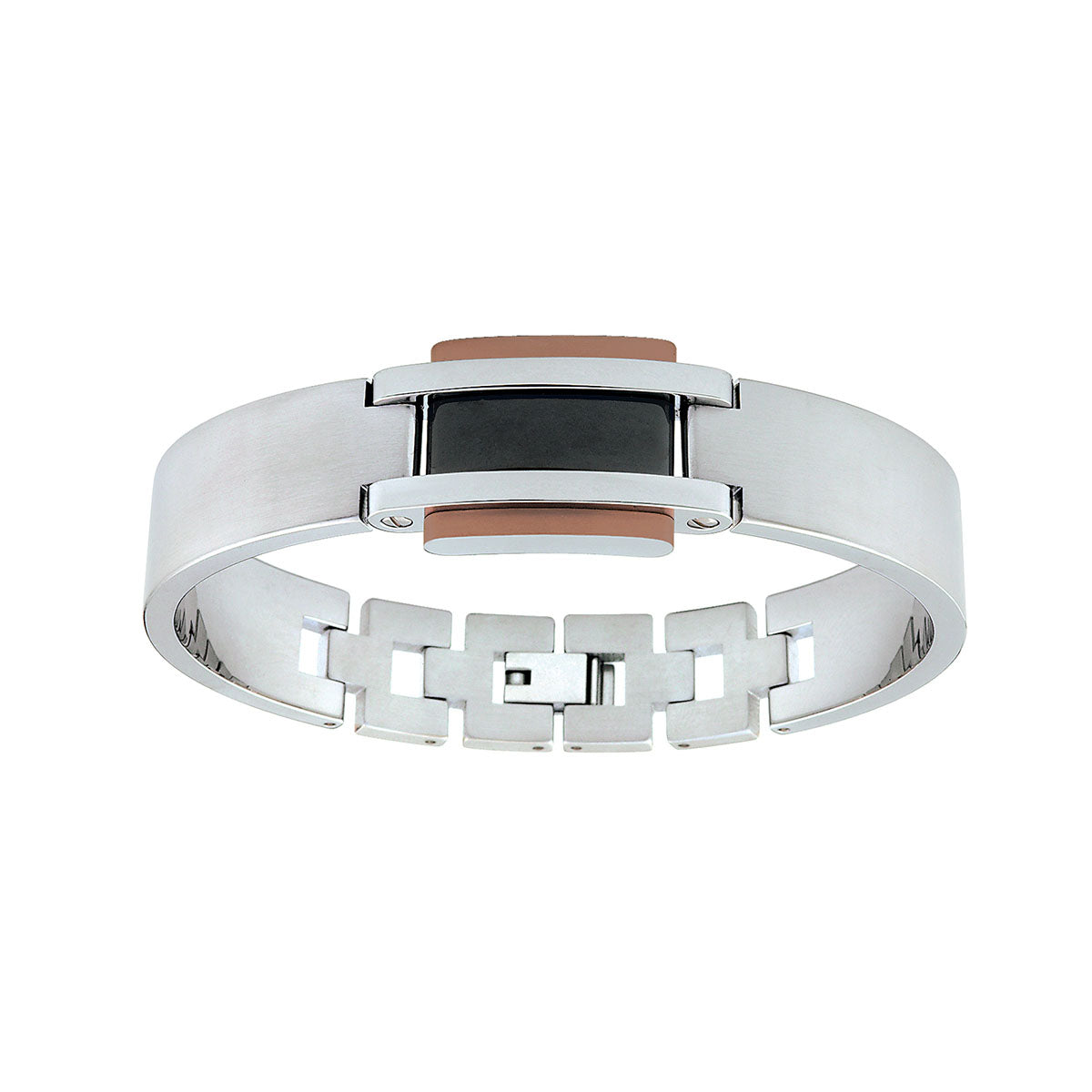 Three tone stainless steel bracelet - GL4TF711A