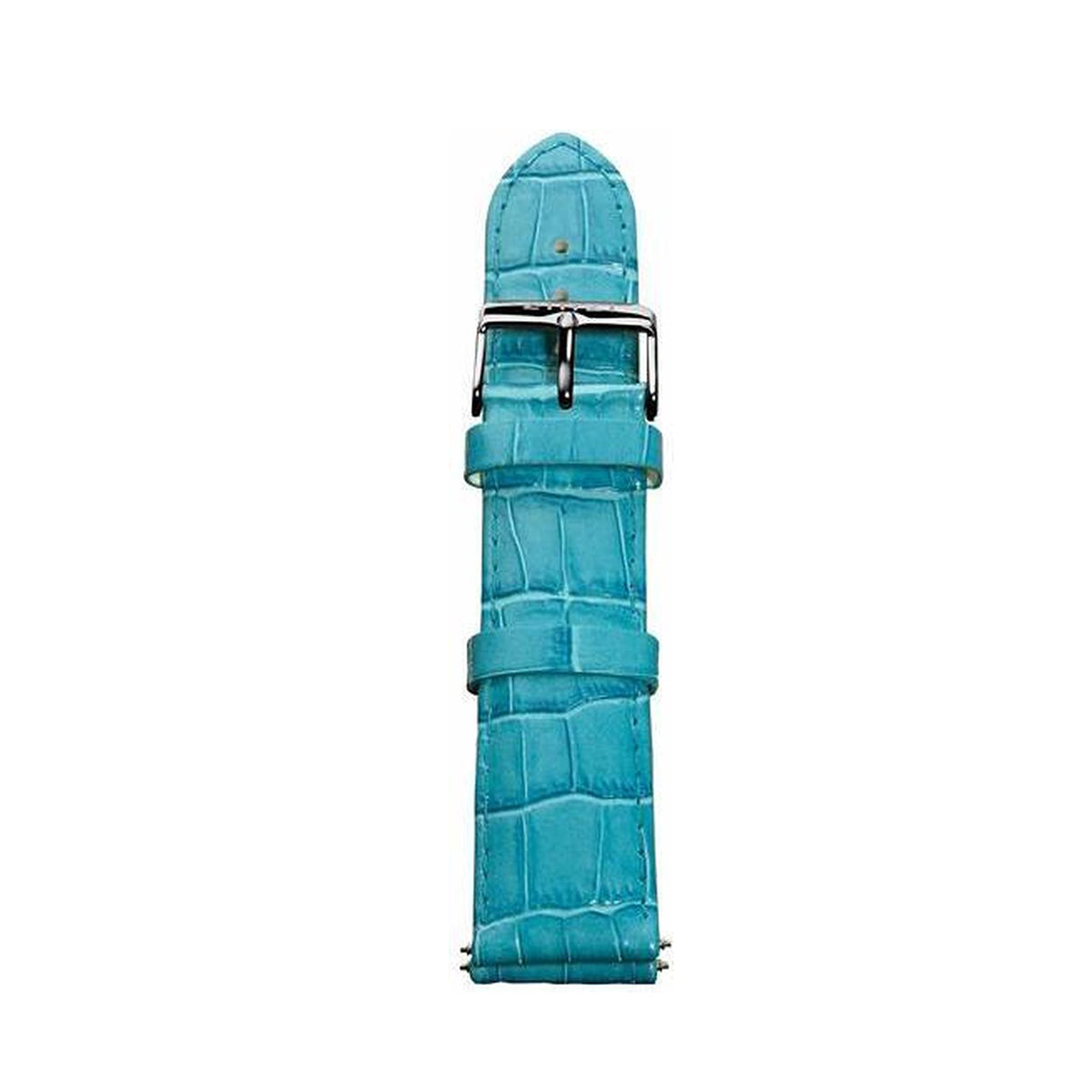 Leather Watch Band - Turquoise Blue - ZUNOBAND08