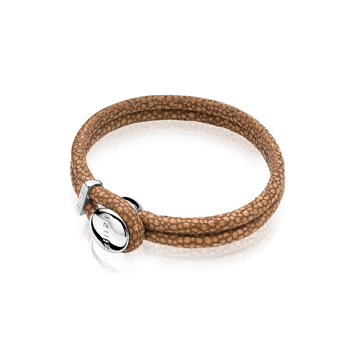 Tan Stingray Leather Bracelet - ZIA846BR